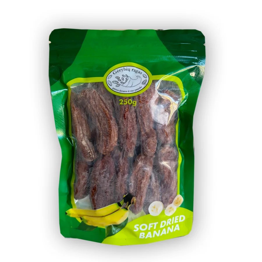 Vinnutatud banaanid, 250g