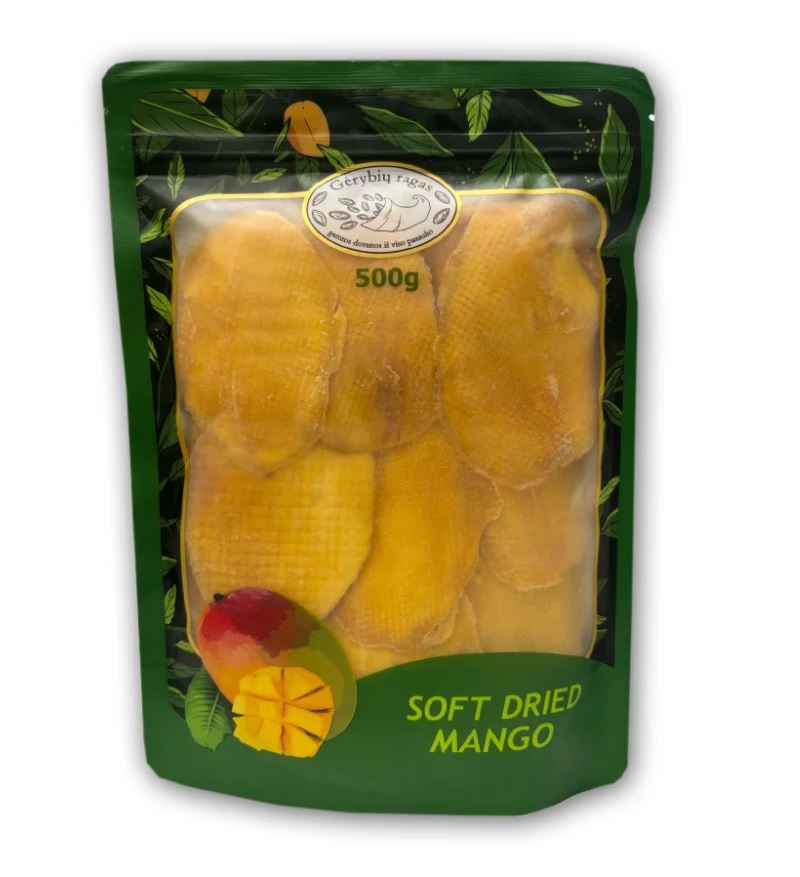 Mango laastud kuivatatud, 500g