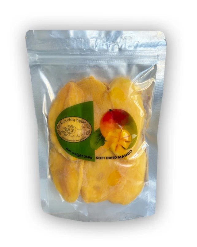 Mango laastud kuivatatud, 250g