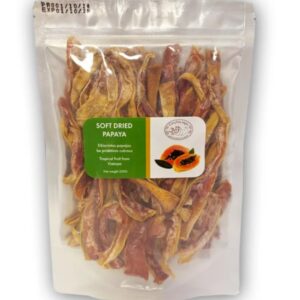 Papaia kuivatatud, ilma lisatud suhkruta, 250g