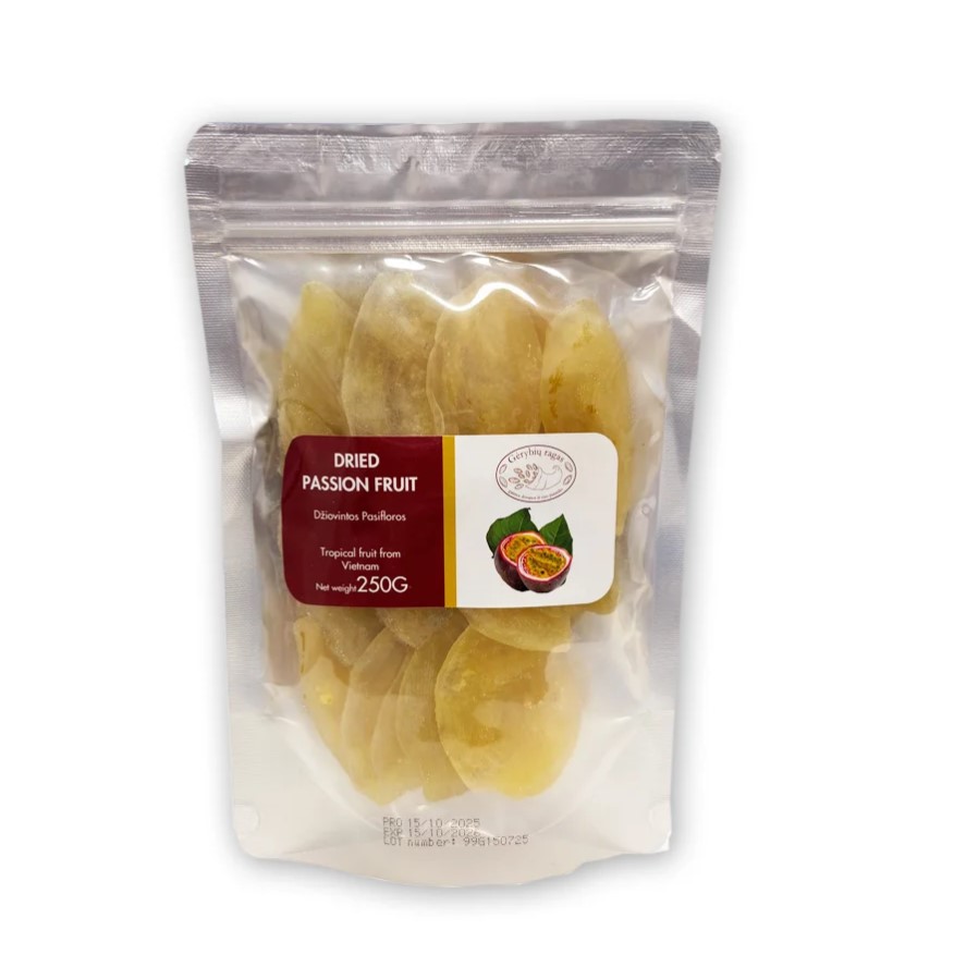 Kuivatatud passioni laastud, 250g